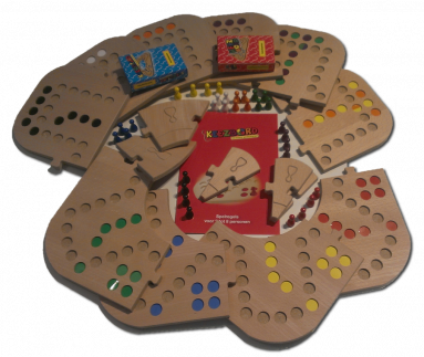Totaalbox hout 2,3,4,5,6,7 en 8 pers en Tokkenspel