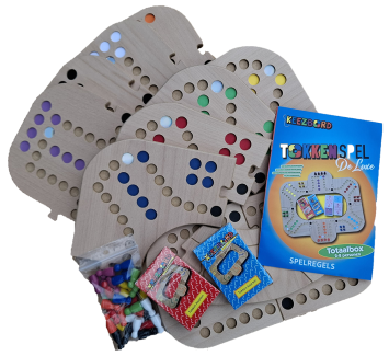 Tokken Totaalbox hout 2,3,4,5,6,7 en 8 pers